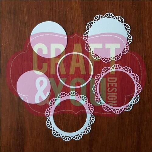 2021Circle Flower Metal Cutting Dies Stencil for DIY Scrapbooking Stamps Dies Embossing Paper Cards Making Crafts Dies