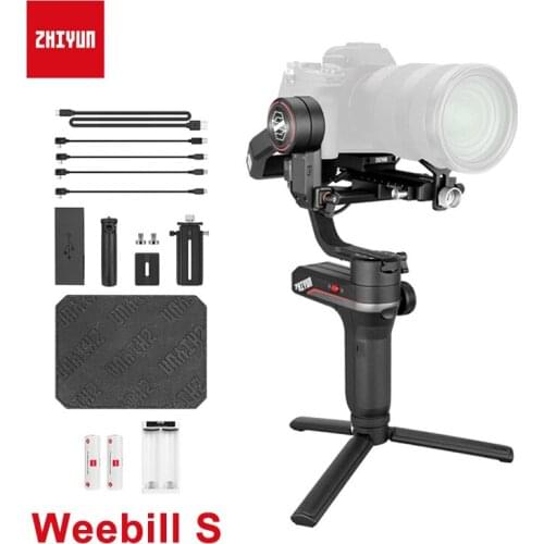 ZHIYUN Weebill S 3-Axis Gimbal Handheld Stabilizer Image Transmission OLED Display Mirrorless Camera Gimbal for Canon Sony Nikon