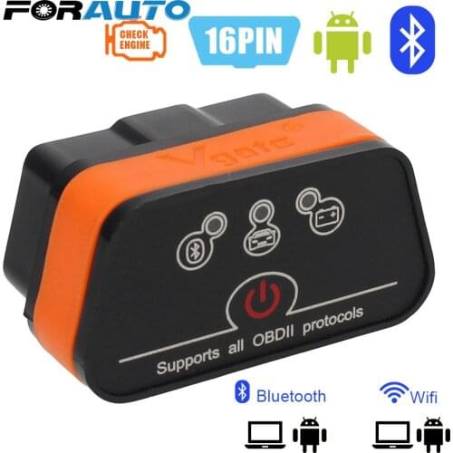 Auto Diagnostic Tool Automotive Diagnostic Scanner For Android Code Reader Vgate Icar2 WIFI/Bluetooth ELM327 OBD2