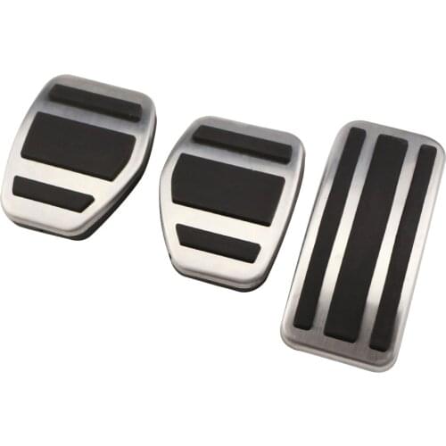 Car Gas Fuel Pedal Brake Car Pedal Cover For Peugeot 2008 2015 to 2018 207 CC SW GTI RC 208 GTI 308CC 301 Citroen C4L C4 C3-XR