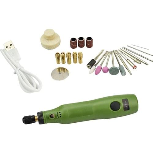 Mini Cordless Drill Power Tools Electric Rotary Tool Grinder Grinding Accessories Set Wireless Engraving Pen For Dremel Home