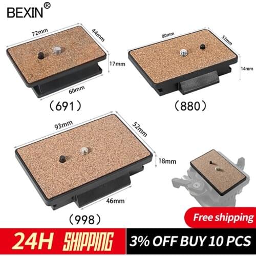 Camera plate quick release plate tripod plate monopod mount adapter for YUNTENG 880/870/8008/860/950/288 tripod dslr camera