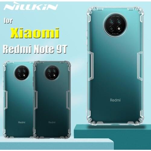 For Xiaomi Redmi Note 9T 5G Case Casing Nillkin 0.6mm Ultra Thin Slim Soft Silicon TPU Clear Back Cover on Redmi Note 9T