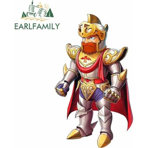 EARLFAMILY 13cm x 7.7cm for Ghost N Goblins Kings Armor Motorcycle Car Stickers Scratch-Proof Decal Refrigerator Laptop Graphics