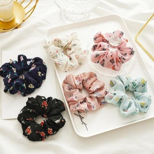 Fishon Women Hearwear Girls Hair Tie Striped Lady Scrunchies Ponytail Hair Female Holder Rope Pineapple Print Hair Accessories