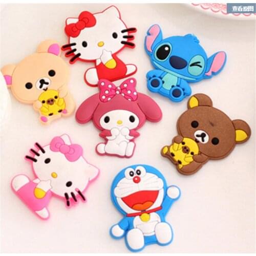 Cute Cartoon Creative Fridge Magnets Kids Kawaii Decorative Refrigerator Souvenir Small Kawaii Magnetic Sticker Free Shipping