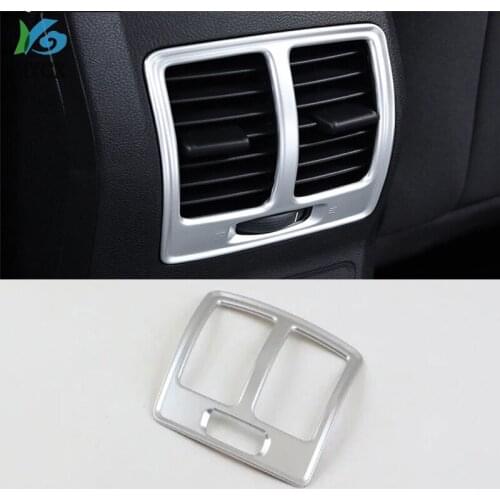 FIT FOR FORD ESCAPE KUGA 2017 2018 ABS chrome CHROME REAR ARMREST AIR VENT COVER TRIM BEZEL FRAME SURROUND GARNISH MOLDING