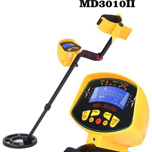 Underground Metal Detector MD3010II Professional Gold Digger Treasure Hunter LCD Display Metal detector Waterproof Search Coil