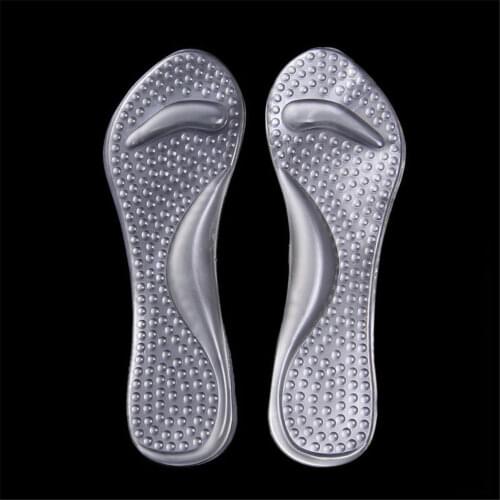 Transparent Silicone Insoles High Heels Foot Cushion Arch Support Shoes Pads