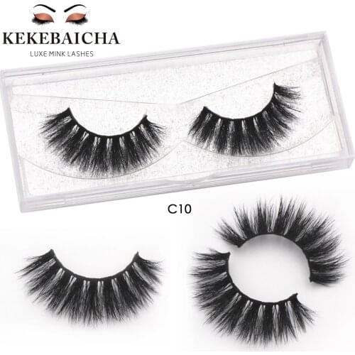 KEKEBAICHA Luxury 3D Mink Lashes Full Volume Eyelashes Dramatic Lashes Cruelty-Free Mink Eye Lashes Glamorous look Handmade Lash