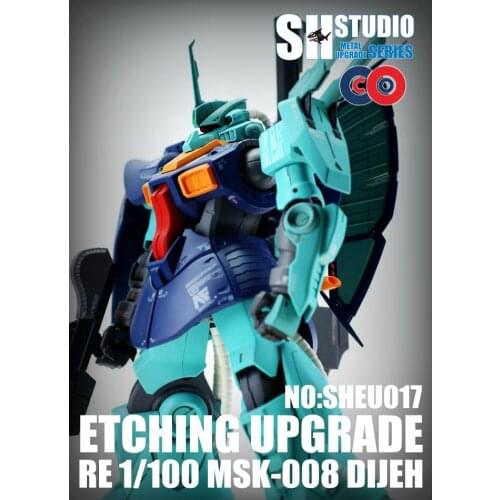 SH Studio Gundam 1/100 RE MSK-008 Dijeh Photo-Etch Matel Detail Parts
