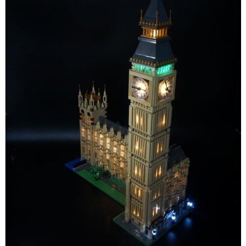 LED Light Kit For 10253 / 17005 City Creator Big Ben Model DIY Toys Set Building Blocks No Decorative Model