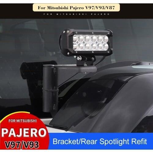 For Mitsubishi Pajero Rear Spotlight Wire V97/V93/V87 LED Rear Spotlight Upgrade Style Rear Spotlight Bracket Accessorie