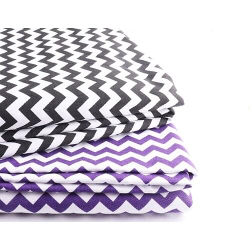 150*50CM Cotton Fabric Purple/Black stripe DIY Tissue Patchwork Telas Sewing Toy Tablecloth Quilting Tecido The Cloth Sewing