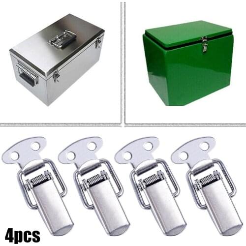 4PCS Toggle Latches Spring Loaded Clamp Clip Case Box Latch Catch Toggle Tension Lock Lever Clasp Closures Crate Lock Snap Lock