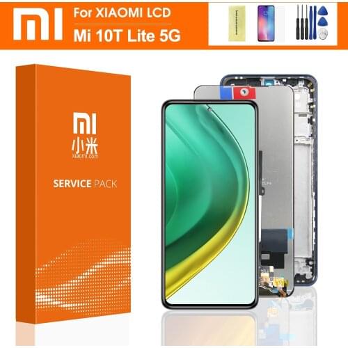 6.67"Original For Xiaomi Mi 10T Lite 5G LCD Screen Display+Touch Panel Digitizer For Xiaomi 10T Lite 5G M2007J17G Display Repla