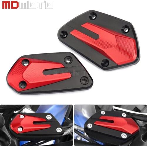 For BMW R-nineT Racer R nineT Scrambler 2015-2016 Motorcycle CNC Aluminum Front Brake Clutch Fluid Reservoir Cover Caps