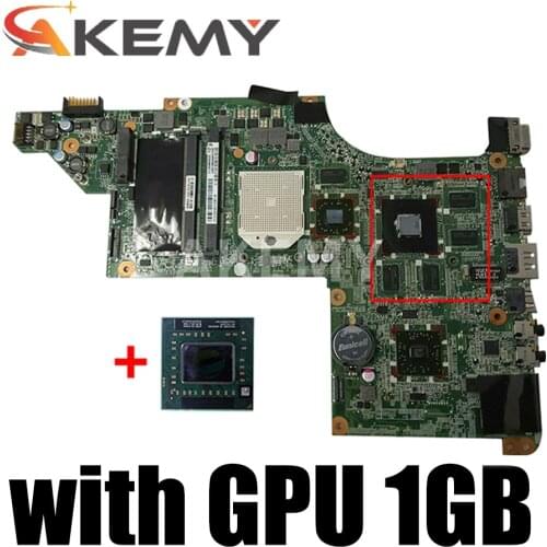 (Free CPU) FOR HP PAVILION DV7 DV7-4000 Laptop motherboard DAOLX8MB6E1 630834-001 615687-001 mainboard with GPU:1GB 100% TEST OK