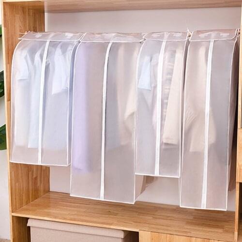 Garment Garment Dust Cover Non-woven Hanging Clothes Bag for Storage Clothes Hanging Suit 2019ing