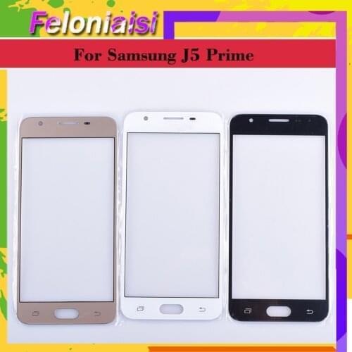 For Samsung Galaxy J5 Prime G570 G570F Outer Glass Top/Front Lens Front Screen Cover (Without digitizer) Touch Screen
