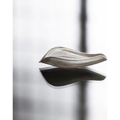 Zen tea is manual tin lotus-shaped enjoy teaholder wake is TSP teaspoons of kung fu tea accessories Pu'er