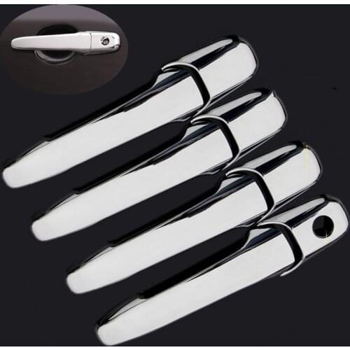 FUNDUOO For Ford FLEX 2009 2010 2011 2012 2013 2014 2015 2016 2017 New Chrome Car Door Handle Cover Trim Sticker Free Shipping