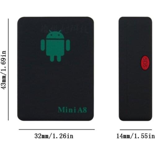 Mini A8 GPS Tracker Locator Car Kid Global Tracking Device Anti-theft Outdoor G6DD