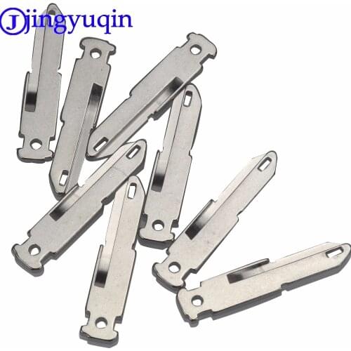 Jingyuqin 10ps/lot Car Remote Key Blade For Renault Duster Logan Fluence Clio For Peugeot 206 306 406 106