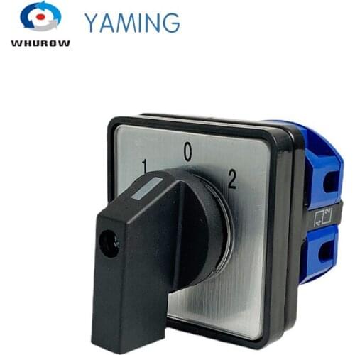 LW26 YMW26-25/1 Rotary switch 3 position 102 knob High quality changeover cam switch 25A 1 phase 4 terminals silver contact
