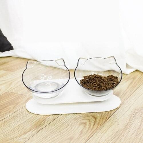 Non-Slip Double Cat Bowl Dog Bowl With Stand Pet Feeding Cat Water Bowl For Cats Food Pet Bowls For Dogs Feeder Product Supplies