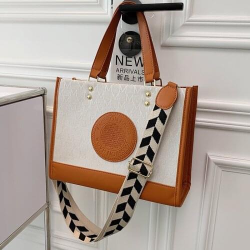 Fashion Casual Totes Shoulder Crossbody Bags for Women Handbag Purses 2021 Vintage Letter Ladies Messenger Bags High Quality
