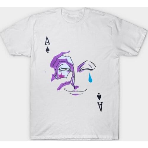 Men T-shirt HXH Hisoka Joker Tshirt Women T Shirt Men Cotton Tees Tops Hip Hop Harajuku