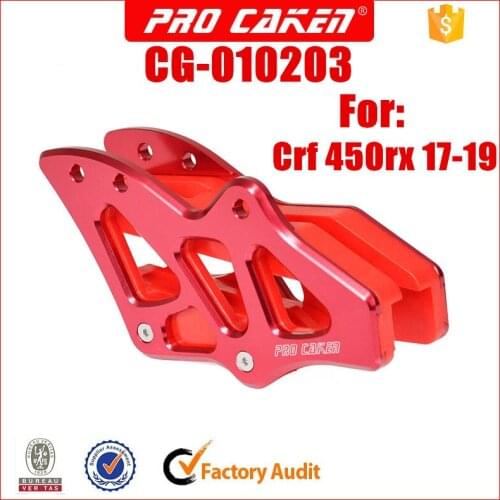 Cnc chain guide guard for honda crf 450rx crf450rx 17-19 motorcycle off road pit dirt bike motorcross part