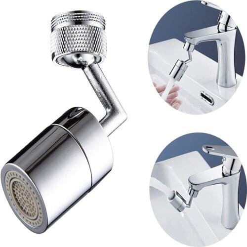 Rotatable faucet sprayer head splash-proof filter faucet childrens movable kitchen faucet water saving nozzle sprayer