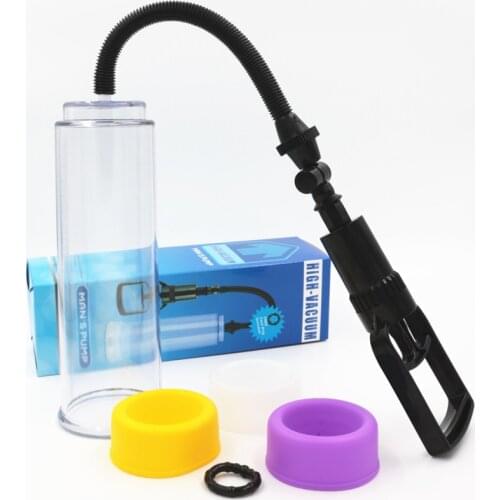 Penis pump for penis enlargement exercise with high vacuum Drop shipping