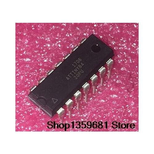 NEW 10PCS/LOT ATTINY84-20PU ATTINY84 MCU 8BIT 8KB FLASH 14-DIP