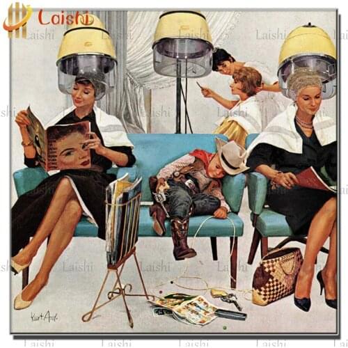 New arrival Retro nostalgic salon decoration diamond painting picture rhinestones embroidery diamond mosaic sticker cross stitch