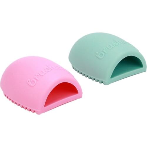 1 Piece Brush Egg For Cleaning Makeup Brushes Silicone Brushegg Finger Glove Make Up Brush Cleaner