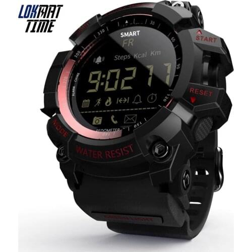Lokmat Time Sport Smart Watch Fitness Outdoor Activity Clock IP67 Waterproof Watches Pedometer Call Message Reminder for Phone