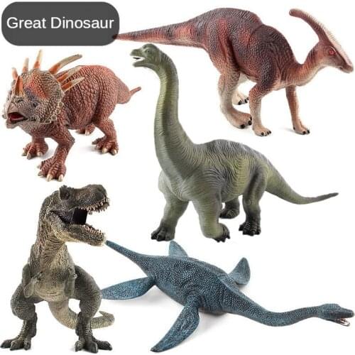 Styles Action&Toy Figures Model Brachiosaurus Plesiosaur Tyrannosaurus Dragon Dinosaur Collection Animal Collection Model Toys