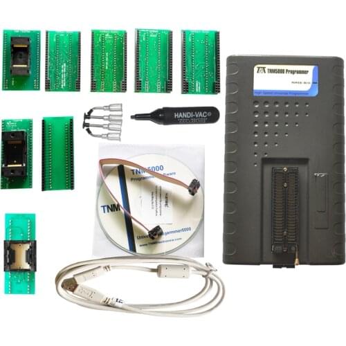 TNM5000 mileage correction EPROM ISP programmer+TSOP48+TSOP56+BGA52 sockets,for general use and vehicle electronic part repair