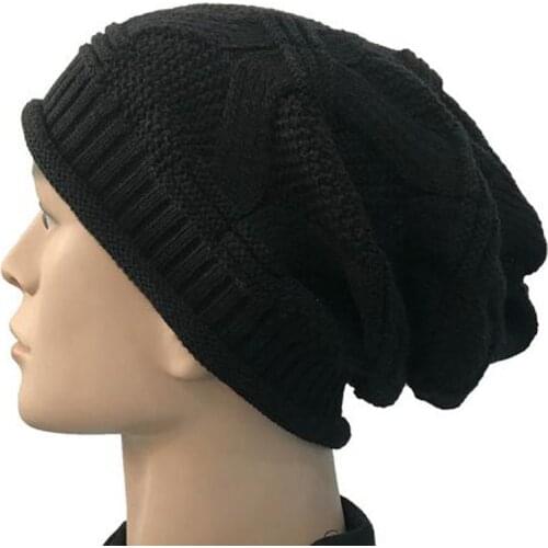 XEONGKVI Europe America A Knitted Hat For Hip-hop Dance Autumn Winter Warm Skullies Beanies Acrylic Hats For Women And Men