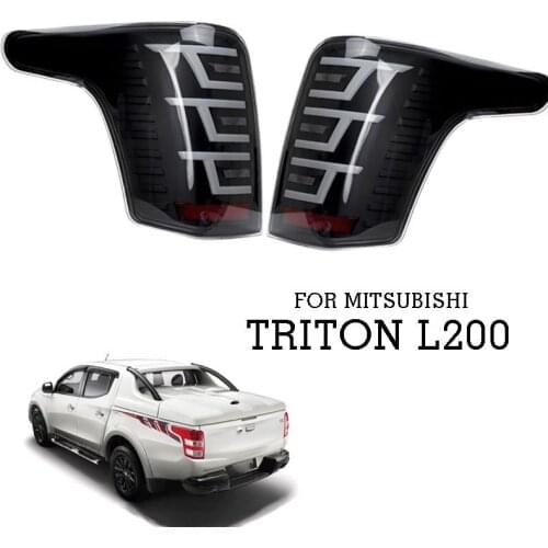 For Mitsubishi 2015-2018 TRITON L200 LED tail lamp sell 2pc running LED rear taillight for L200 Pickup lamp