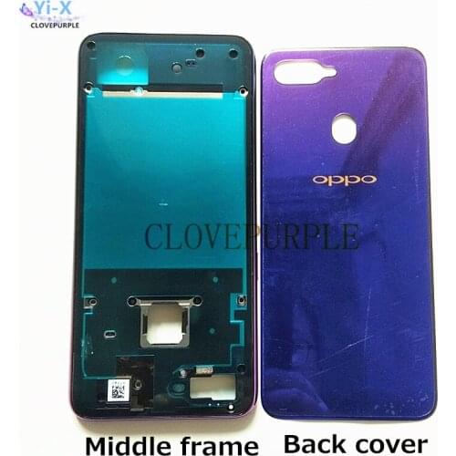 Rear Back Battery Cover Middle Frame Front Frame Holder for OPPO A7X Replacement Parts