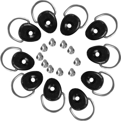 10x Kayak Canoe Fishing Dinghy Boat D Tie Down Loop