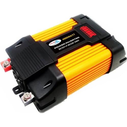 12V to 220V/110V Car Power Inverter Converter Charger Adapter Dual USB Voltage Transformer Modified Sine Wave