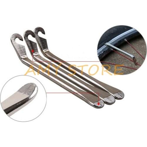 3pcs Metal Motorcycle Bicycle Bike Tire Tyre Lever Remover Repair Tool 12cm Length Iron
