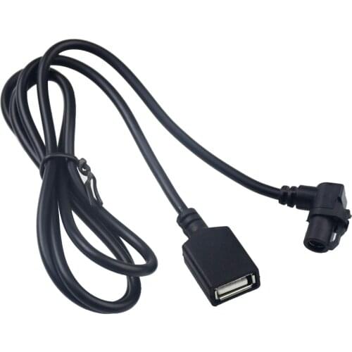 Car aux usb Cable For VW Touran Tiguan RCD510+ RCD310 Aux Audio Cable 4Pin CD Changer Player Adapter
