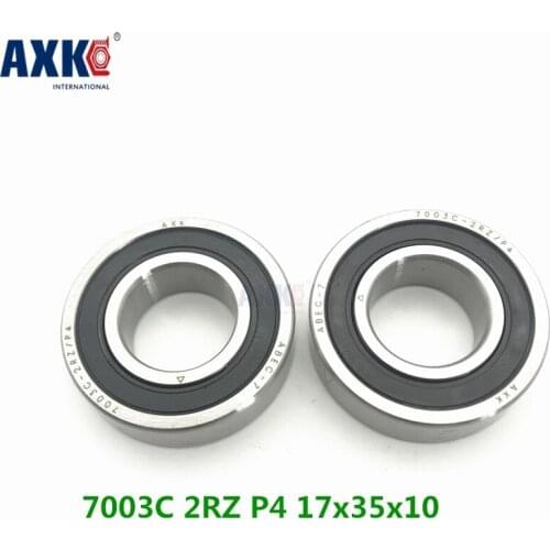 Axk 1pcs 7003 7003c 2rz P4 17x35x10 Sealed Angular Contact Bearings Speed Spindle Bearings Cnc Abec-7