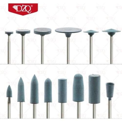 Hot sale green MOUNTED silicone points different shapes finishing tools